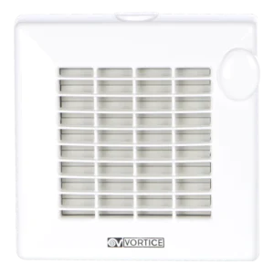 Vortice 11431 6" Kitchen Fan With Auto Shutters And Humidistat