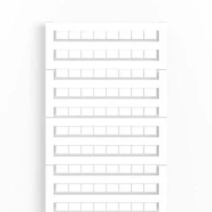 Weidmuller Terminal Marker Polyamide 66 150g 8 x 5mm White