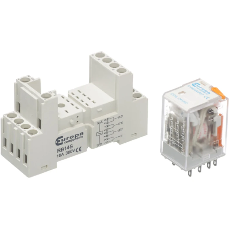 Europa 4PCO 6A 230V AC 14 Pin Miniature Relay - Image 2