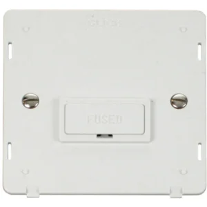 Click Scolmore Connection Unit Interior Fused 13A Polar White