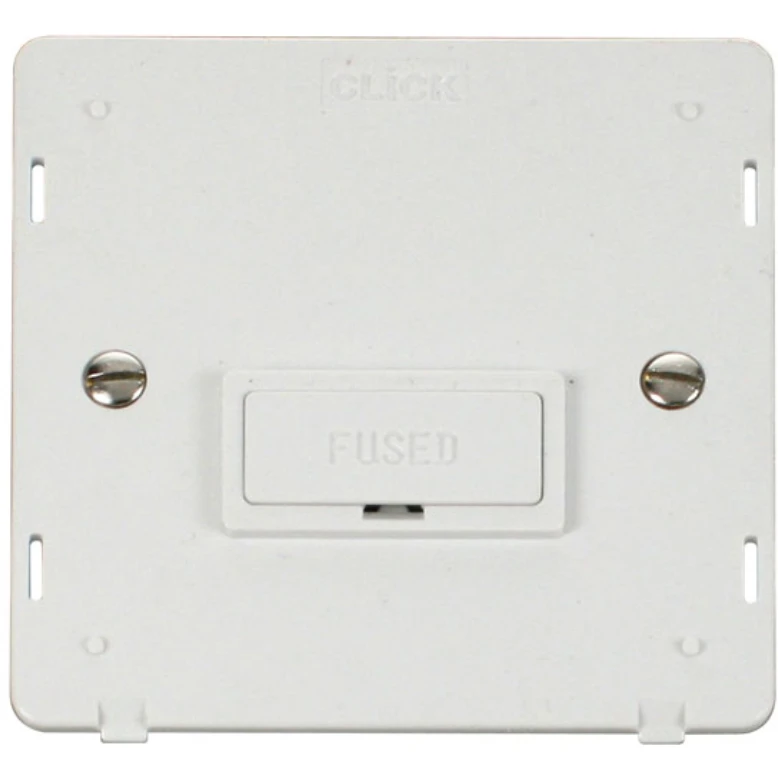 Click Scolmore Connection Unit Interior Fused 13A Polar White - Image 2