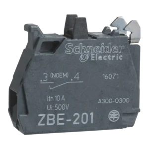 Schneider Electric Single contact block for head Ø22 1NO gold flashed screw clamp termina