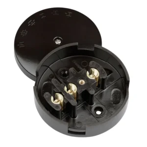 Click Junction Box 3 Terminal Selective Entry 30A Brown