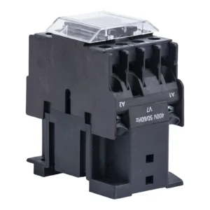 Newlec Contactor 3 Pole 1 Normally Open AC3 Rating 18A 400V AC Black