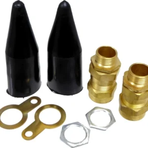 Newlec Armoured Cable Gland Pack Outdoor CW20SS C/W Locknut, Earth Tag + PVC Shroud (KIT2)