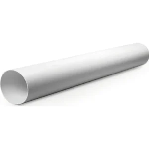Envirovent Pipe Round 120 x 2000mm PVC White