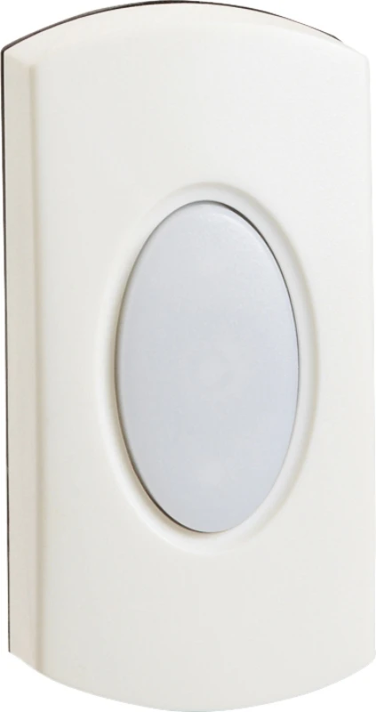 Greenbrook Bell Push Hardwired White Plastic