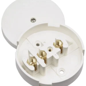 Click Scolmore White 30A Junction Box Selective Entry 3 Terminal