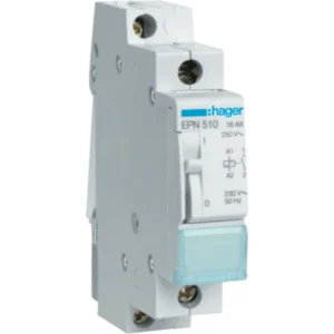 Hager Relay 1No Latching 16A 230V 50Hz