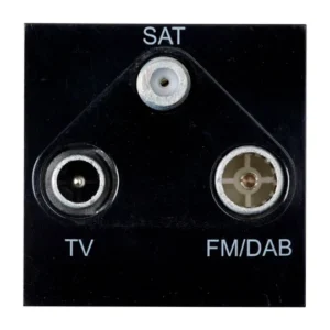 Deta Module Triplexer Tv&Fm/Dab&Sat Black Moulded