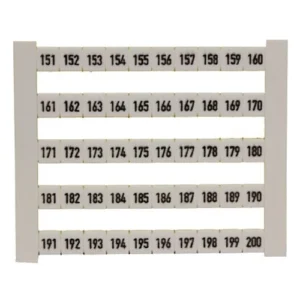 Weidmuller FW Terminal Block Marker 5mm 151-200