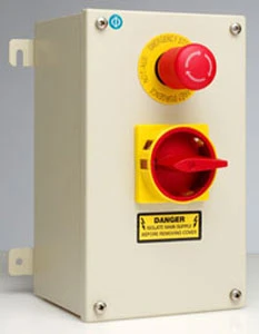 Kraus & Naimer Switch Disconnector Off Main/Emergency 4P 1No+1Nc 25A Mild Steel G