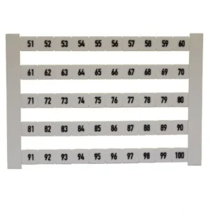 Weidmuller FW Terminal Block Marker 6mm 51-100