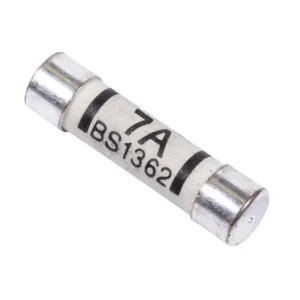 Newlec Plug Top Fuse Cylindrical 7A 250V AC 6kA Ceramic