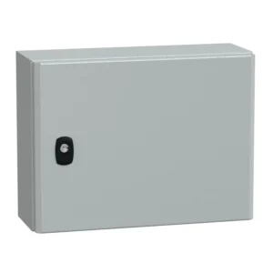 Schneider Electric Spacial S3D plain door w/o mount.plate. H300xW400xD150 IP66 IK10 RAL70