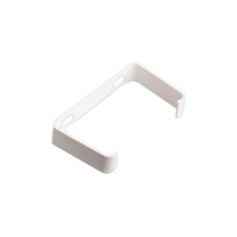 Newlec Flat Channel Ducting Fixing Clip White for 110 x 54mm Duct - Image 2