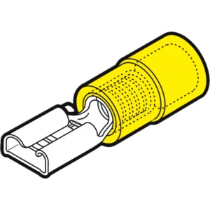 Cembre Push-On Terminal Yellow