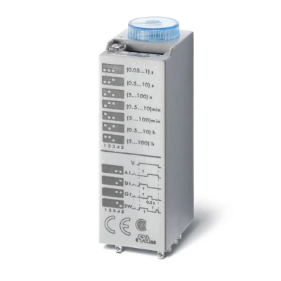 Finder Timer Plug-In 4P Co Multifunction 7A 125V Ac/Dc Grey 0.05S To - Image 2