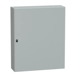 Schneider Electric Spacial S3D Plain Door Enclosure w/o Mounting Plate H1200xW1000xD300 IP66 IK10 RAL7035