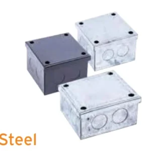 Niglon Adaptable Box Plain 6X6X6 150X150X150mm Galvanised Steel