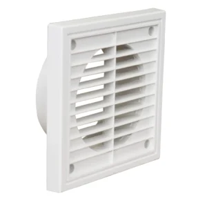 Manrose 100mm 4 Inch White Grille