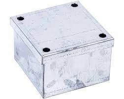 Niglon Adaptable Box Plain 3X3X3 75X75X75mm Galvanised Steel