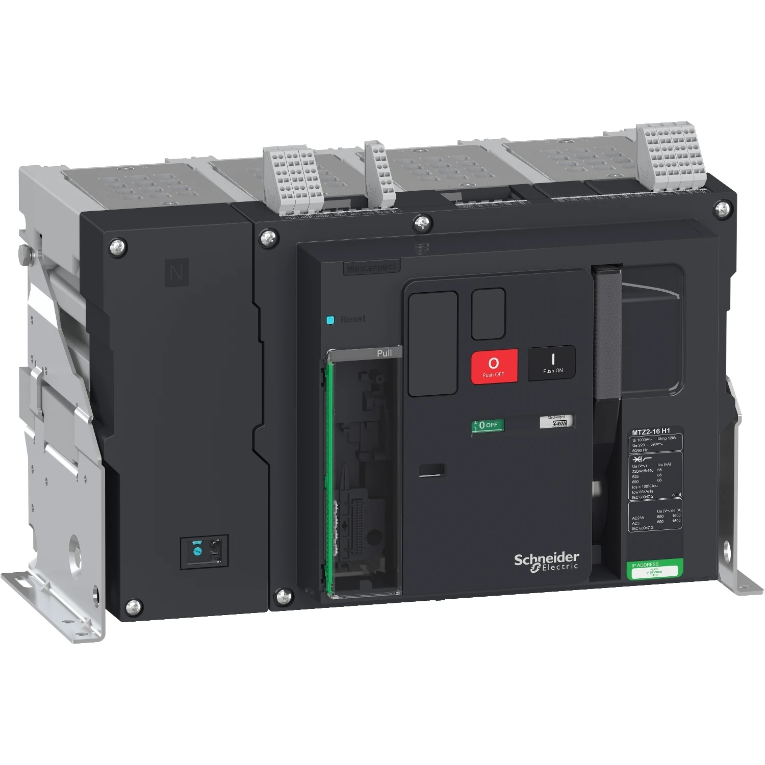 Schneider Electric Circuit Breaker Fixed Four Pole 1600A - Image 2