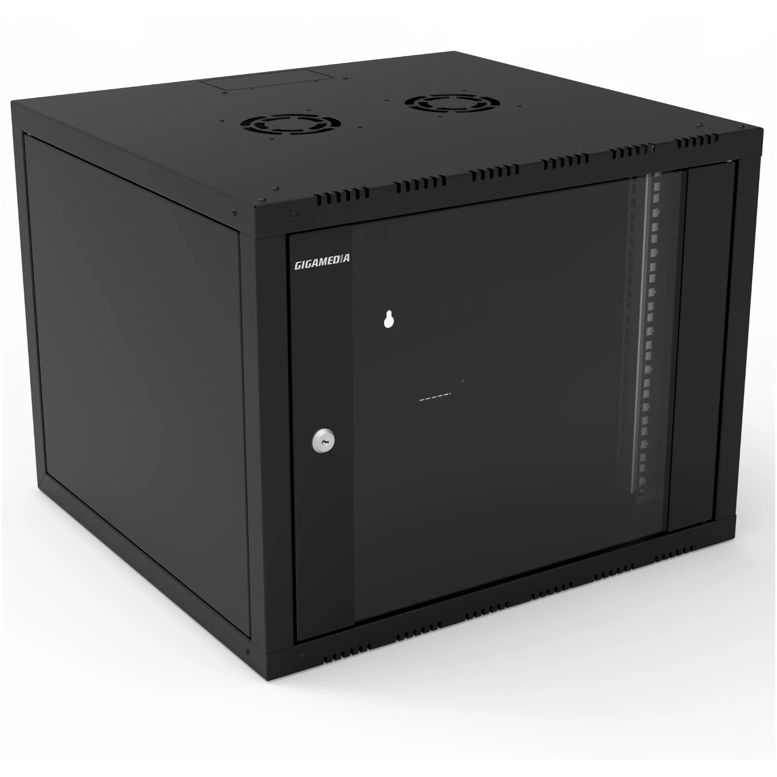 Gigamedia 19'' Wall Mount Cabinet With Sides Access INIBOX 9U 600mm Width - Image 2