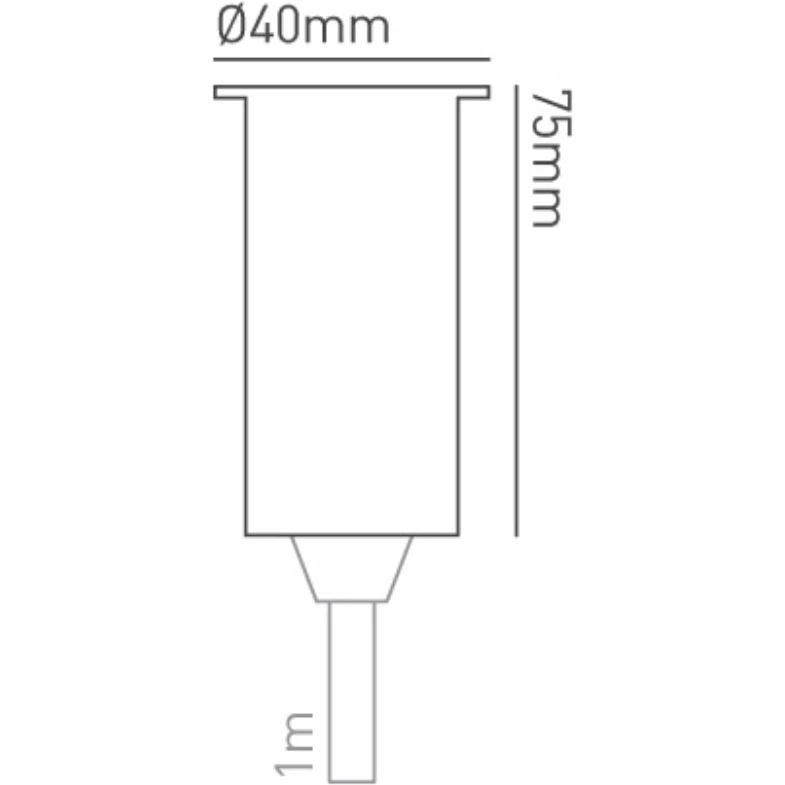 Collingwood Lighting Groundlight Low Glare Baffle 3000K 1W Stainless Steel 12° Beam - Image 4