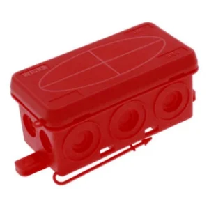 Wiska Junction Box Ka006/Empty IP55 86X44X41mm Red Polypropylene
