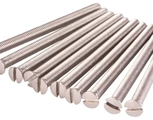 Deta Screw Fixing Deco Longer Length 50mm Brushed Stainless Steel Pack=10
