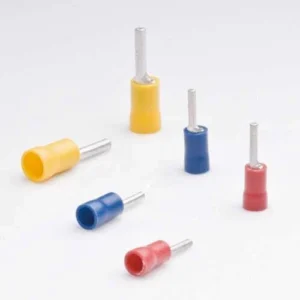 Cablecraft 0.5-1.5mm² Red 12mm PVC Insulated Pin Terminals