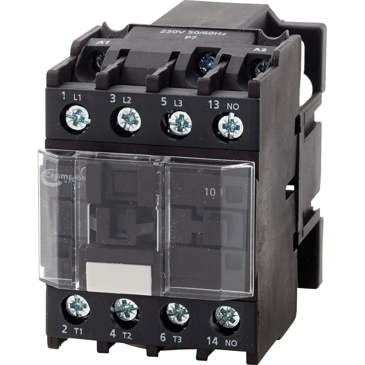 Newlec Contactor 3 Pole 1 Normally Open AC3 Rating 32A 24V AC Black - Image 2