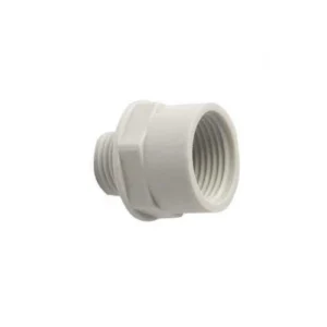 Cablecraft Light Grey PG11 Male to M20 Female Nylon Adaptor