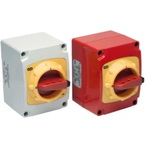 Craig & Derricott Switch Disconnect Isolator Triple Pole+Single Neutral 25A 11Kw AC23 Grey Die Cast Aluminium