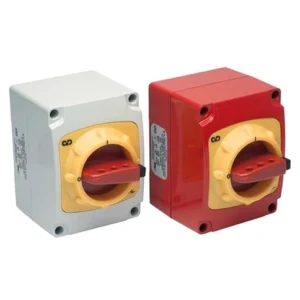 Craig & Derricott Switch Disconnector Isolator 3 P 32A 15Kw Ac23 Red Die Cast Alu Si