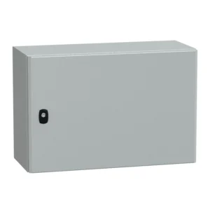 Schneider Electric Spacial S3D plain door w/o mount.plate. H400xW600xD250 IP66 IK10 RAL70