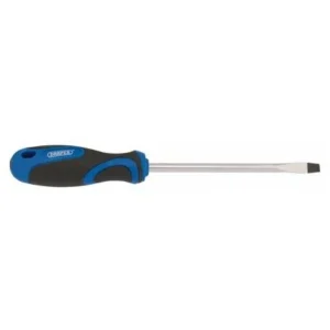 Draper Screwdriver Soft Grip Pln Slot 6X150mm Chrome Vndm Steel