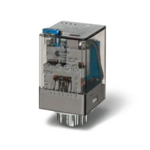 Finder Relay Plug-In 3P Co 11Pin Lockable 10A 110V Dc Test Button&