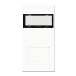 Luceco Euro Module Data Socket RJ45 CAT5e White