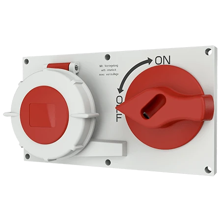 Mennekes Mennk DUO Pnl Socket 4P 16A 400V 6h