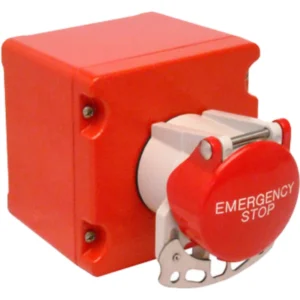 Craig & Derricott Control Station Emergency Stop Pull To Reset 1Co Red Die Cast Alu
