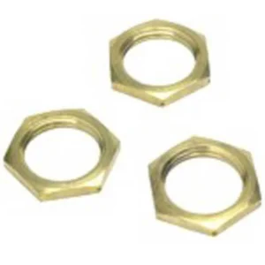 Cablecraft Unplated Brass Locknut 40mm