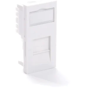 Newlec Euro Data CAT6 Network Module 25 x 50mm White