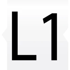 Easi-Clip Marker Cable Snap-On Letter L1 Box=300 2.6-3.5mm Black On White