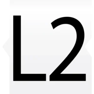 Easi-Clip Marker Cable Snap-On Letter L2 Box=300 2.6-3.5mm Black On White