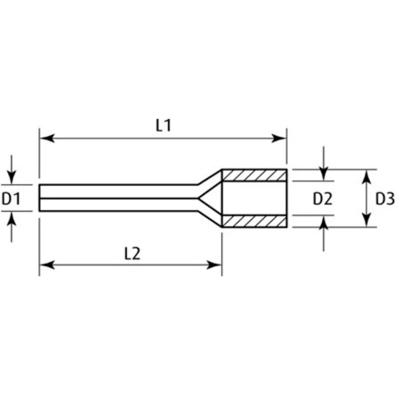 Cablecraft 12.5mm Copper Blade Terminals for wire size 95mm² - Image 3