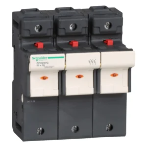 Schneider Electric TeSys DF 3-Pole 125A Fuse Carrier for use with DF3FA, DF3FN & DF22AM with Blown Fuse Indicator