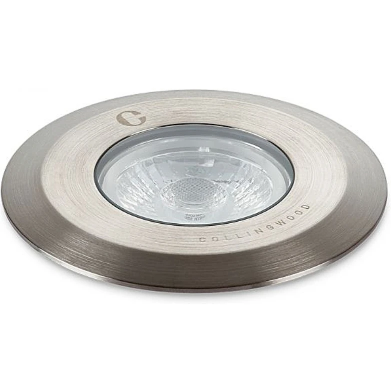 Collingwood Lighting Groundlight Gl038 4000K Straight To Mains 316 Stainless Steel Wide