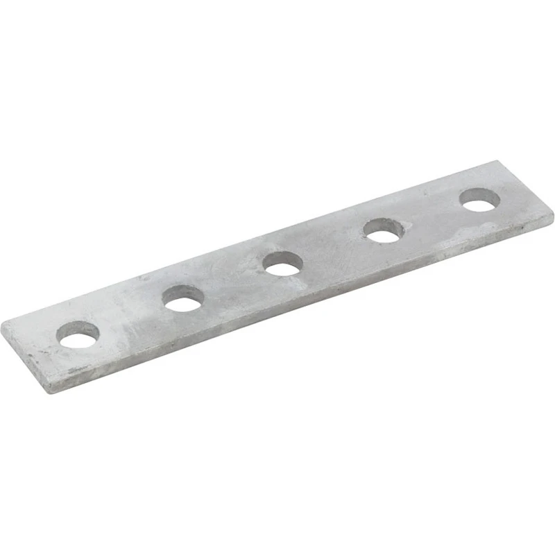 Newlec Channel Support Bracket Flat Straight 5 Hole Hot Dipped Galvanised - Image 2